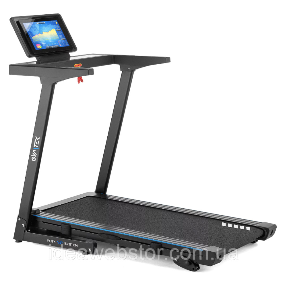 Беговая дорожка Gymtek XT570 электрическая складная для дома 2 л.с. до 16 км/ч нагрузка до 120 кг полотно 120х45 см 15 программ Киев - изображение 9