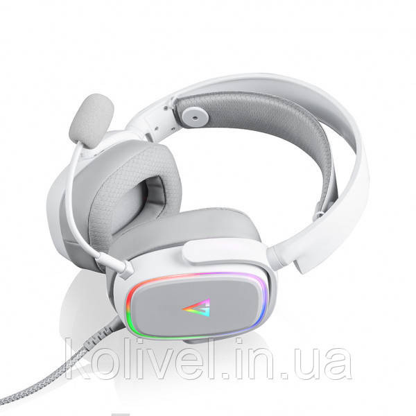 Ігрова гарнітура Modecom Volcano RGB Prometheus 7.1 White USB (S-MC-899-PROMETHEUS-200) Киев - изображение 1
