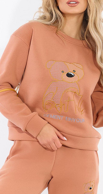 Теплий костюм з вишивкою (42) Київ - фото 2