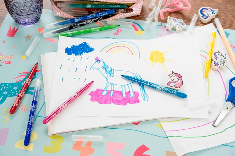 Маркери STABILO power середній наконечник 2 мм набір 30 шт асорті водорозчинні для малювання Київ - фото 7