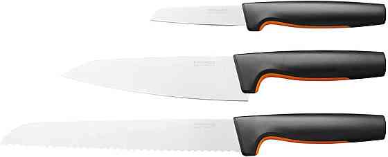 Набір Кухонних Ножів 3 предмета Fiskars "Functional Form" (1057559) Нержавіюча сталь Нововолинськ