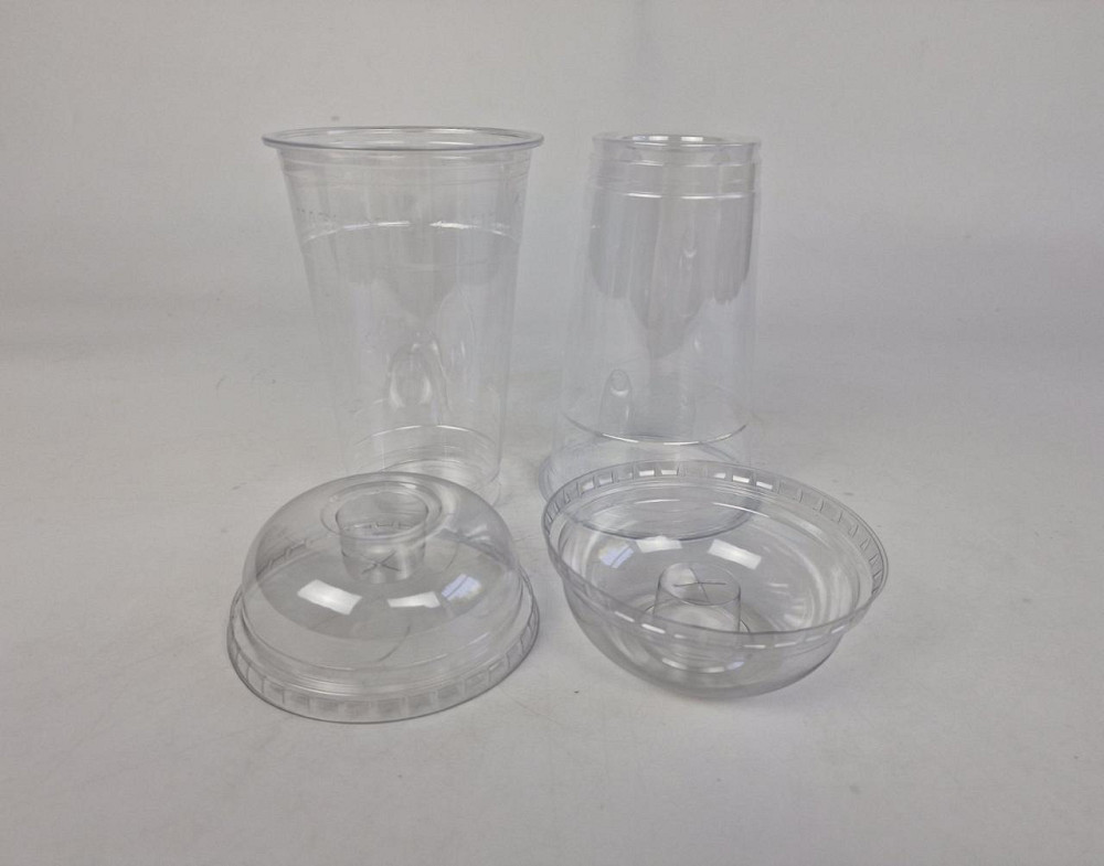 Одноразовий ПЕТ склянка прозора 500 мл + КРИШКА (50 шт.) Харків - фото 2