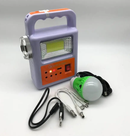 Ліхтар прожектор JA-2005S із сонячною панеллю та лампою 2500 mAh/DC 5V 0.5A (A-2447) Вінниця