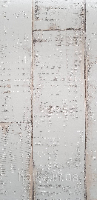 Шпалери вінілові на флізеліні Rasch Clasik 0,53х10 геометрія під дерево дошку ефект старовини білі бежеві Київ - фото 3
