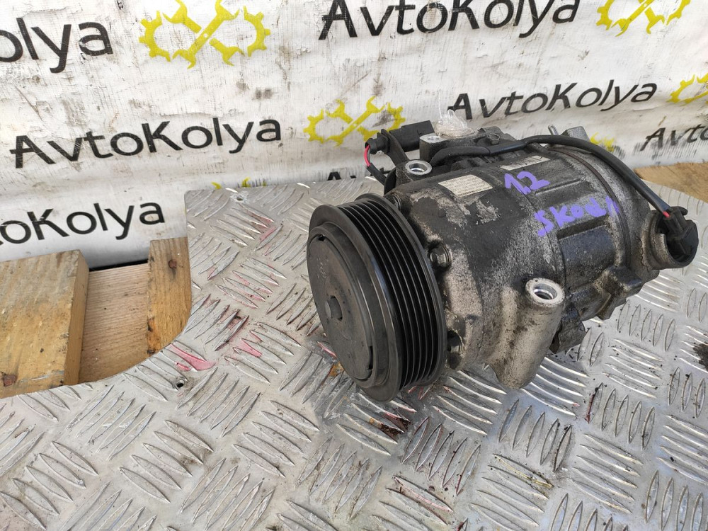 Компресор кондиционера Skoda Fabia 1.2 бензин 2007-2014 (6Q0-820-808G) Ковель - изображение 1