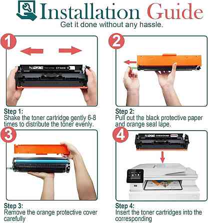 Тонер-картриджі 203X CF540X-CF543X сумісні з HP Color Laserjet Pro MFP M281fdw M254dw M254nw M281fdn M280nw M281cdw M254dn Дніпро