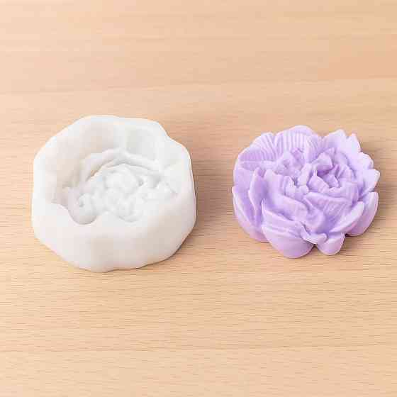 Силіконова форма для виготовлення свічки, молд для виготовлення свічок з соєвого, бджолиного воску і парафіну 70 х 70 х 35 мм Кам'янець-Подільський