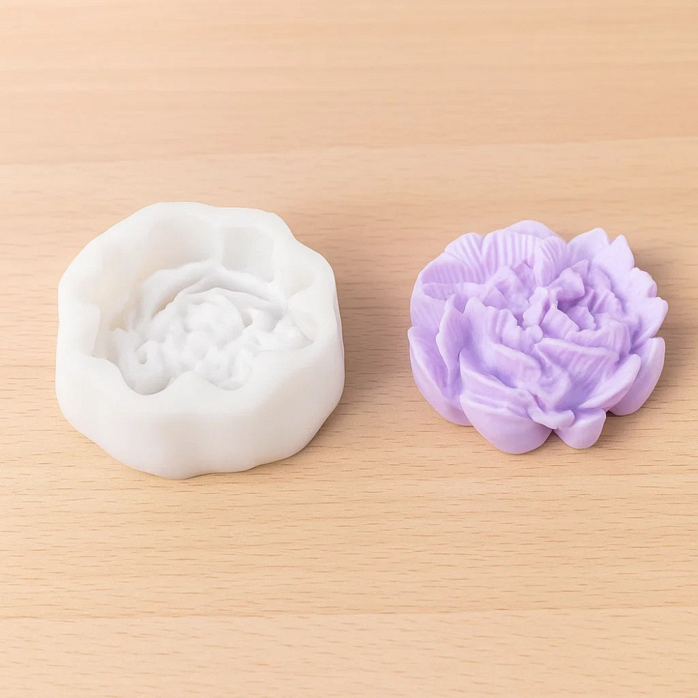 Силиконовая форма для изготовления свечи, молд для изготовления свечек из соевого,пчелиного воска и парафина 70 х 70 х 35 мм Каменец-Подольский - изображение 1