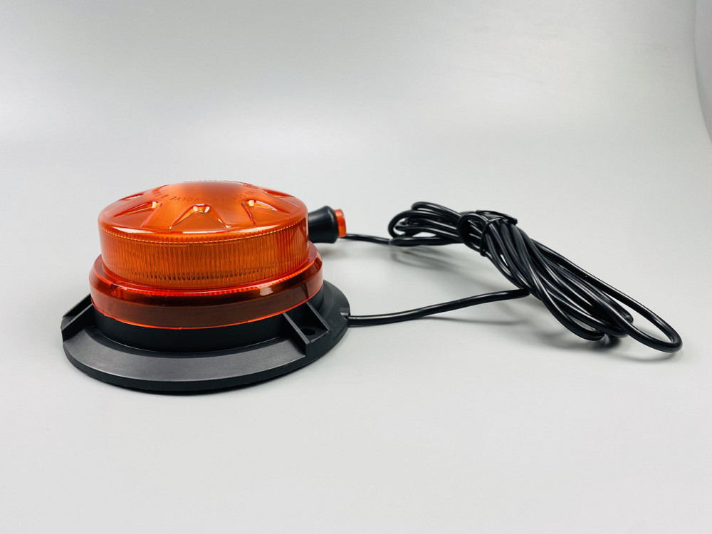 Миготливий проблисковий маячок світлодіодний, аварійний сигнальний вогонь обертовий, магнітний сигнальний маяк Мукачево - фото 3
