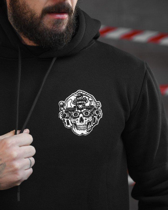 Худи на флисе Girl black ВТ4770 Одесса - изображение 5