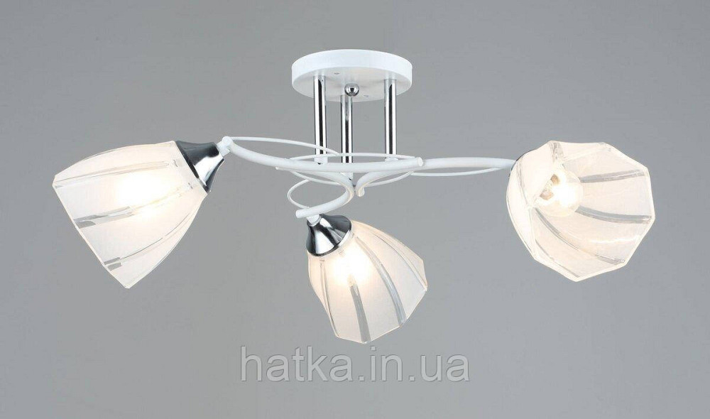 Люстра стельова Sirius A4110/3 на 3 плафони Київ - фото 1