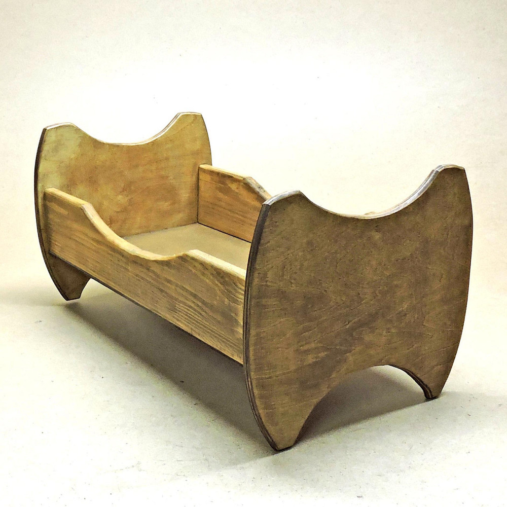 Ліжко для ляльок "Жасмін" капучино Миколаїв - фото 1