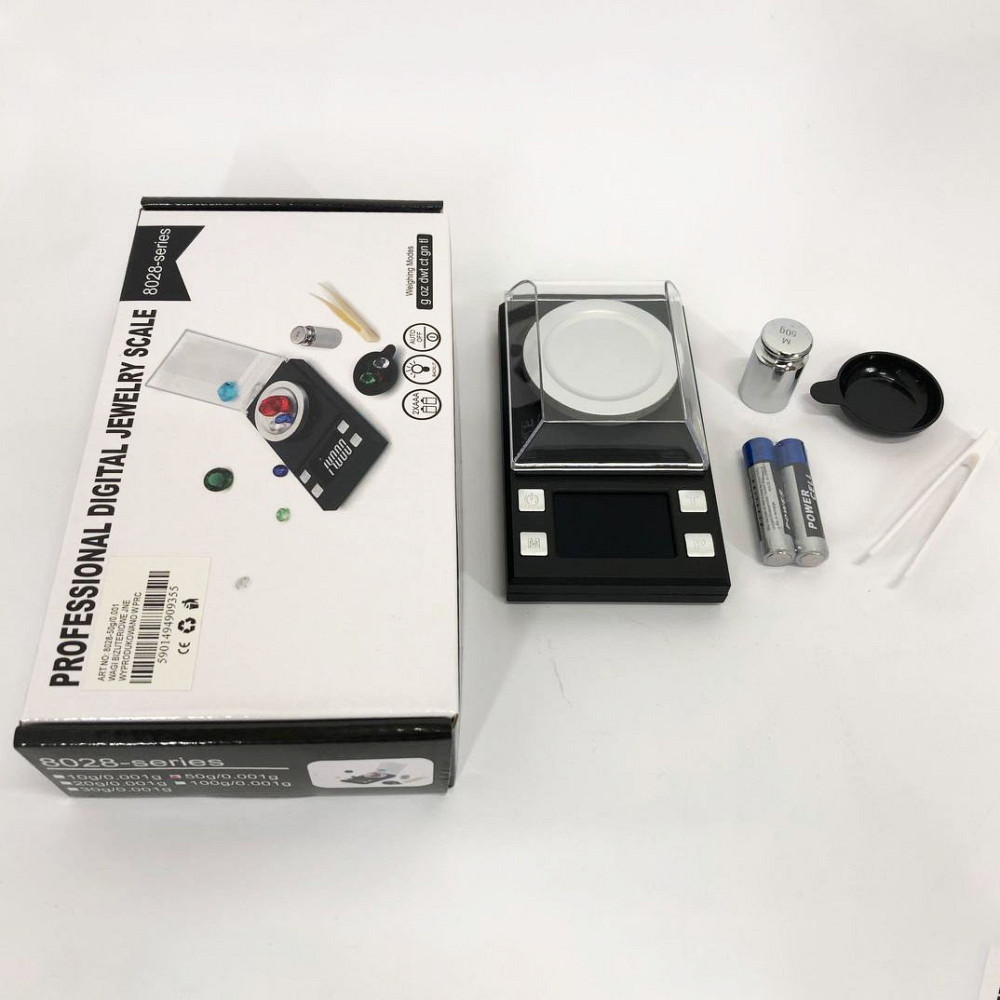 Електронні ваги для золота 8028, Ваги для вимірювання ваги коштовностей Електронні грамові JW-40 Львів - фото 2