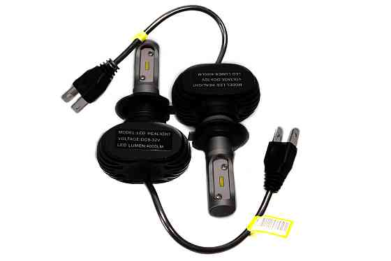 Комплект світлодіодних ламп HeadLight S1 H7 6500K 8000lm з радіатором 12-24V Харків