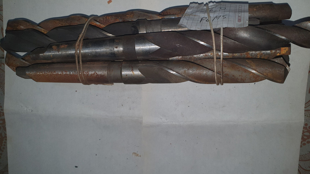 Сверло с коническим хвостовиком 26.0 мм. Р6М5. СССР. Харьков - изображение 1