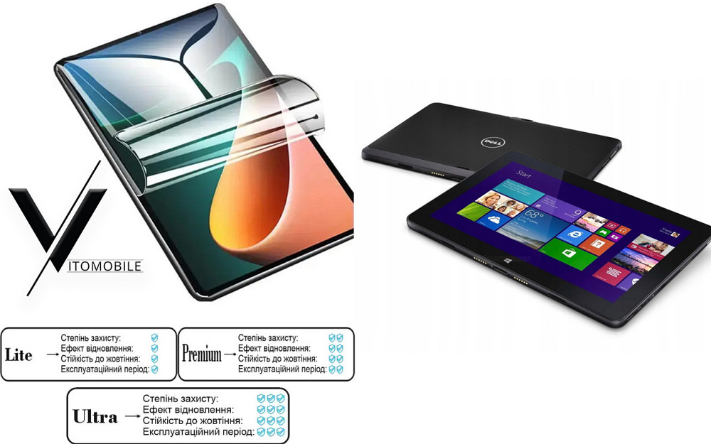 Полиуретановая пленка HyperClear Guard для Dell Venue 11 Pro 5130, 7130, 7139, 7140, 7145 Киев - изображение 1