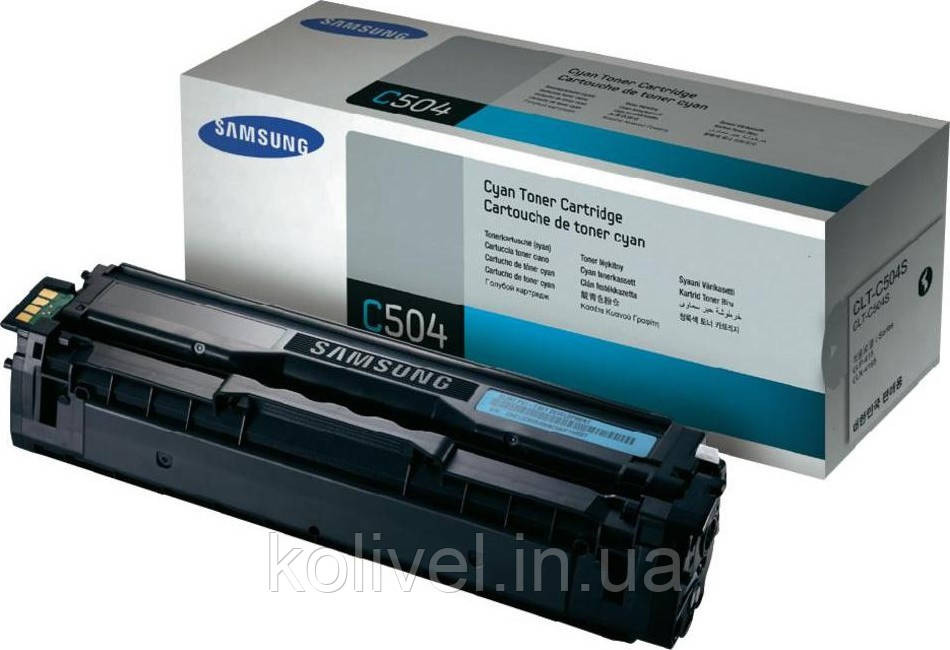 Лазерный картридж  Cyan (голубой)  Samsung CLT-C504S Киев - изображение 1