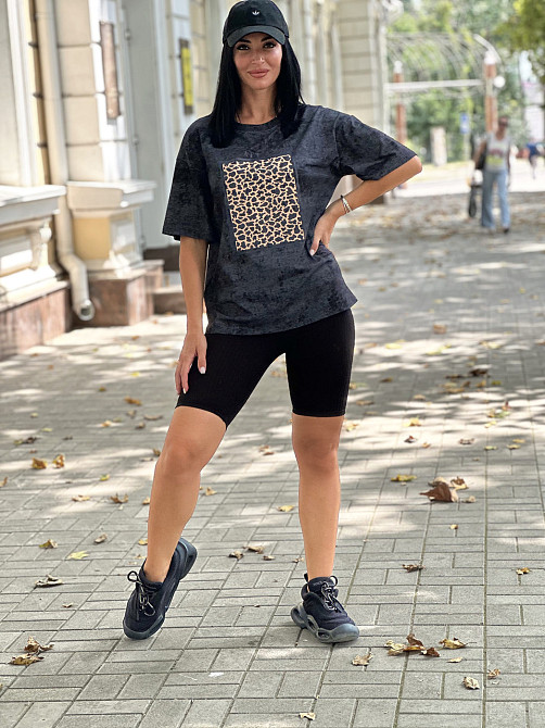 Летний женский комплект с велосипедками рубчик Galway Киев - изображение 9