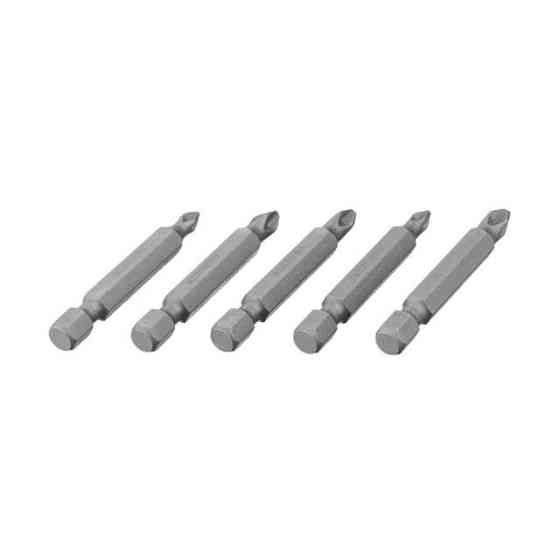 Набір викруткових насадок, PH1, PH2, PZ1, PZ2, 1/4"×50 мм, ACR, S2, 5 од., STORM Львів