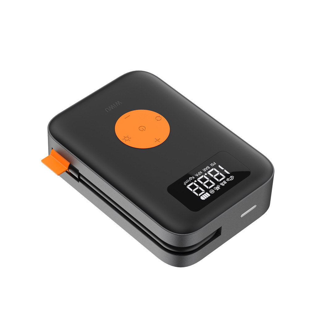 Автомобільний насос WIWU Portable Cordless Tire inflator Wi-Ai003 Black Одеса - фото 3
