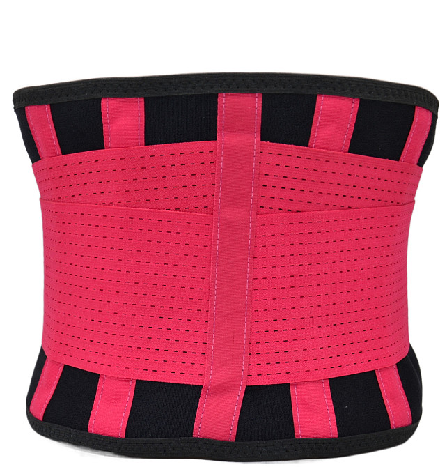 Пояс компресійний MadMax MFA-277 Slimming belt Black/rubine red M Кам'янське - фото 5