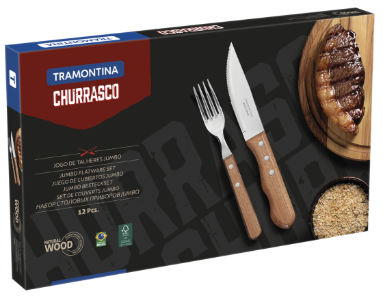 Набір приборів для гриля Tramontina Barbecue, 12 предметів (6584598) Київ