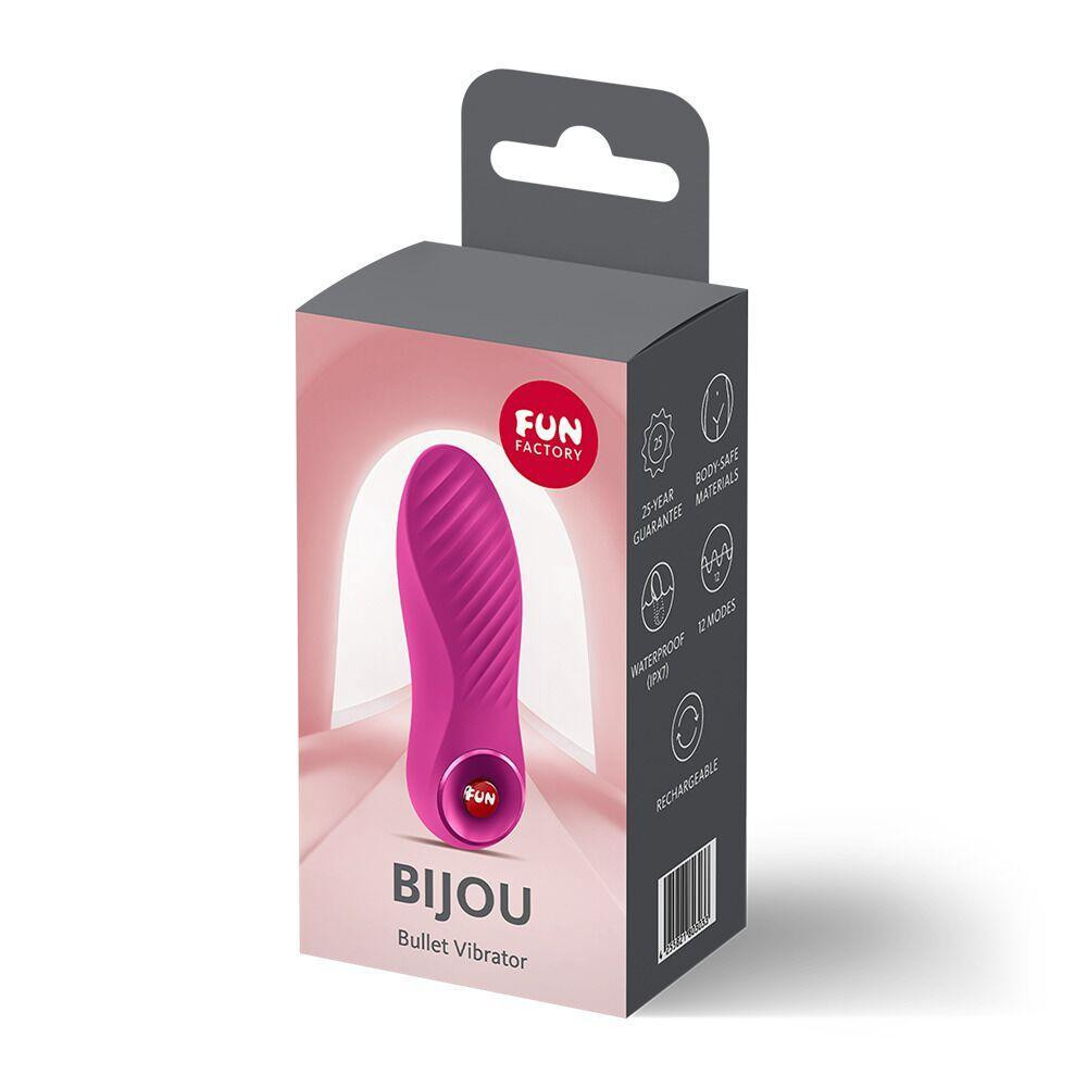 Вібратор Fun Factory Bijou Magenta, 12 режимів вібрації, перезаряджуваний Sex Aura Київ - фото 9