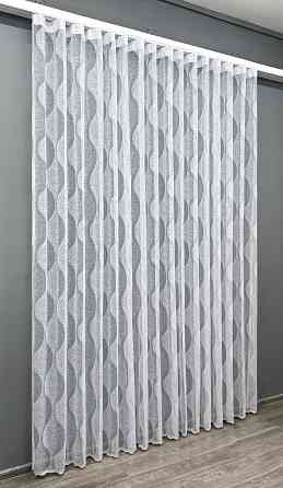 Тюль VR-Textil 1991т Жакард Білий 300х270 см (42-1128) Київ