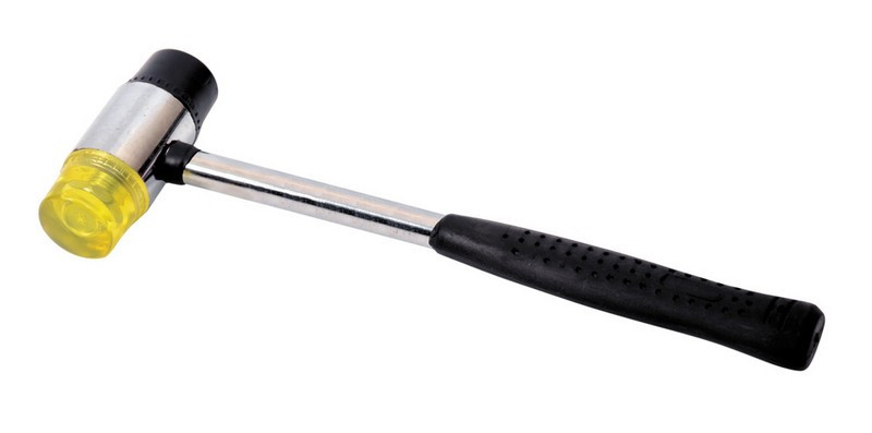Молоток бляхаря MASTERTOOL 35 мм гума/пластик металева ручка 02-0330 Рівне - фото 1