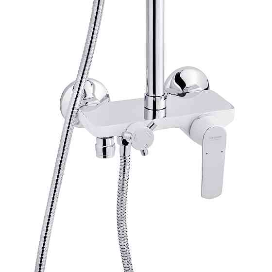 Душова система пристінна Kroner KRP Armada - W063 хром/білий Київ