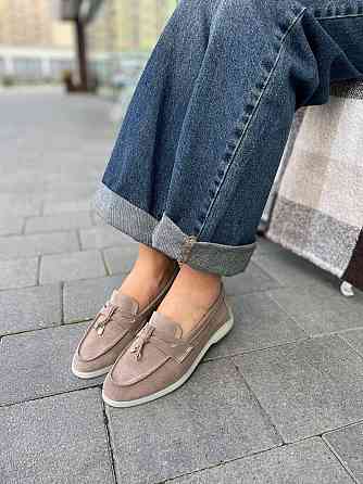 Лоферы женские GREMMY капучино натуральная замша 36-40 (5513) Коломыя