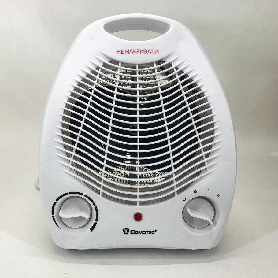 Тепловентелятор 2кв Domotec, Напольный тепловентилятор дуйка, Автономный обогреватель для квартиры LX-19 Львов - изображение 1