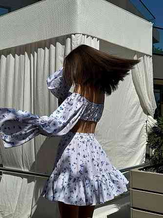 Женский стильный войлочный летний костюм софт Одесса