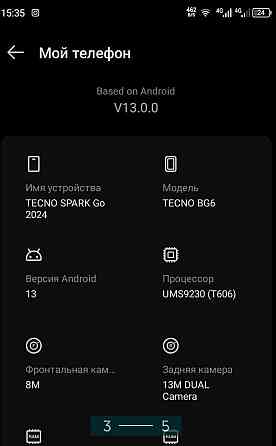 Телефон Tecno Spark Go 2024 Київ
