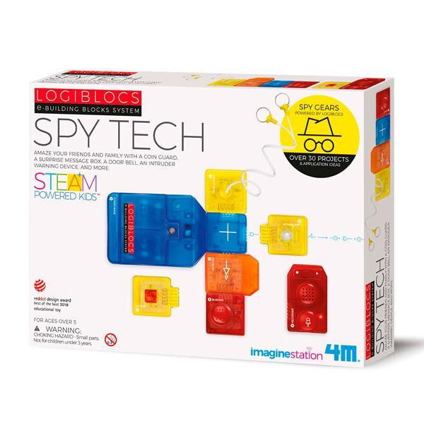 Електронний конструктор 4M Logiblocs Шпигунські гаджети 7 модулів 30 проектів (00-06805) Харків - фото 1