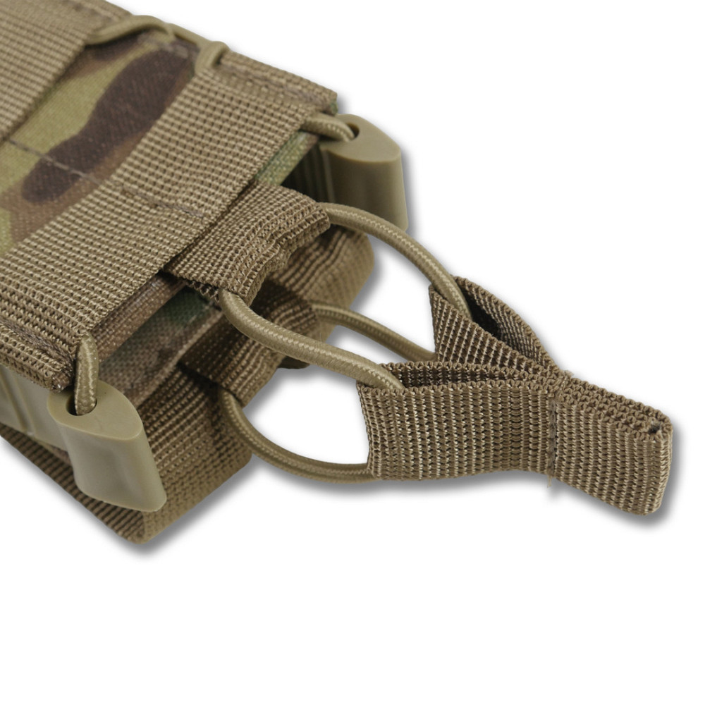 Открытый тактический подсумок под 1 магазин Militex Multicam. Открытый одинарный подсумок для магазинов Киев - изображение 9
