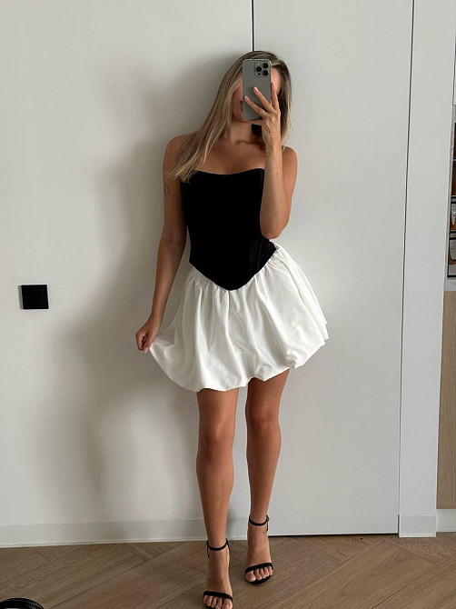 Стильный женский комплект корсет+юбка из плотной костюмной ткани Одесса - изображение 2