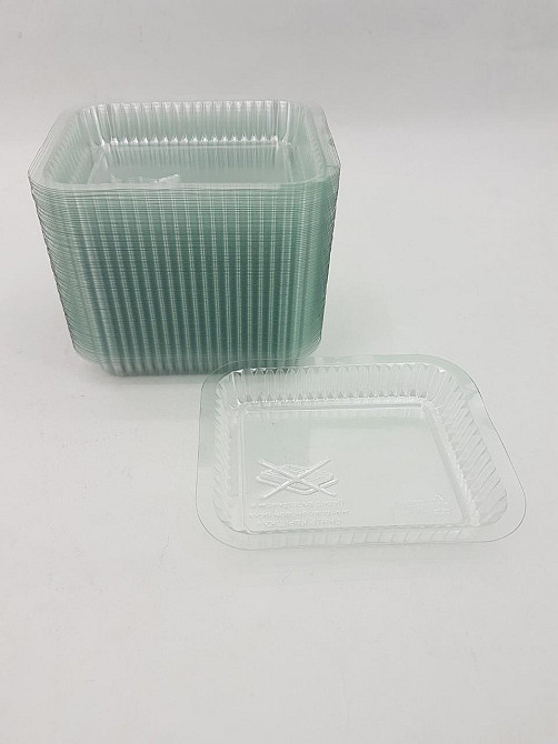 Кришка PET на алюмінієвий контейнер SP44L 100 шт (1 пачка) Харків - фото 3