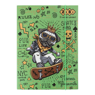 Папка для зошитів ZiBi В5+ COOL картонна, на гумках (ZB.14980) Вінниця - фото 1