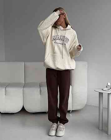 Жіночий затишний оверсайз худі букле баранчик Одеса