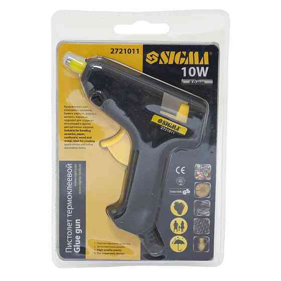 Sigma Пистолет термоклеевой Ø8мм 10(80)Вт SIGMA (2721011) Коломия