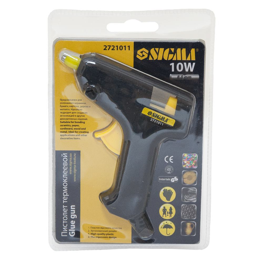 Sigma Пистолет термоклеевой Ø8мм 10(80)Вт SIGMA (2721011) Коломия - фото 3