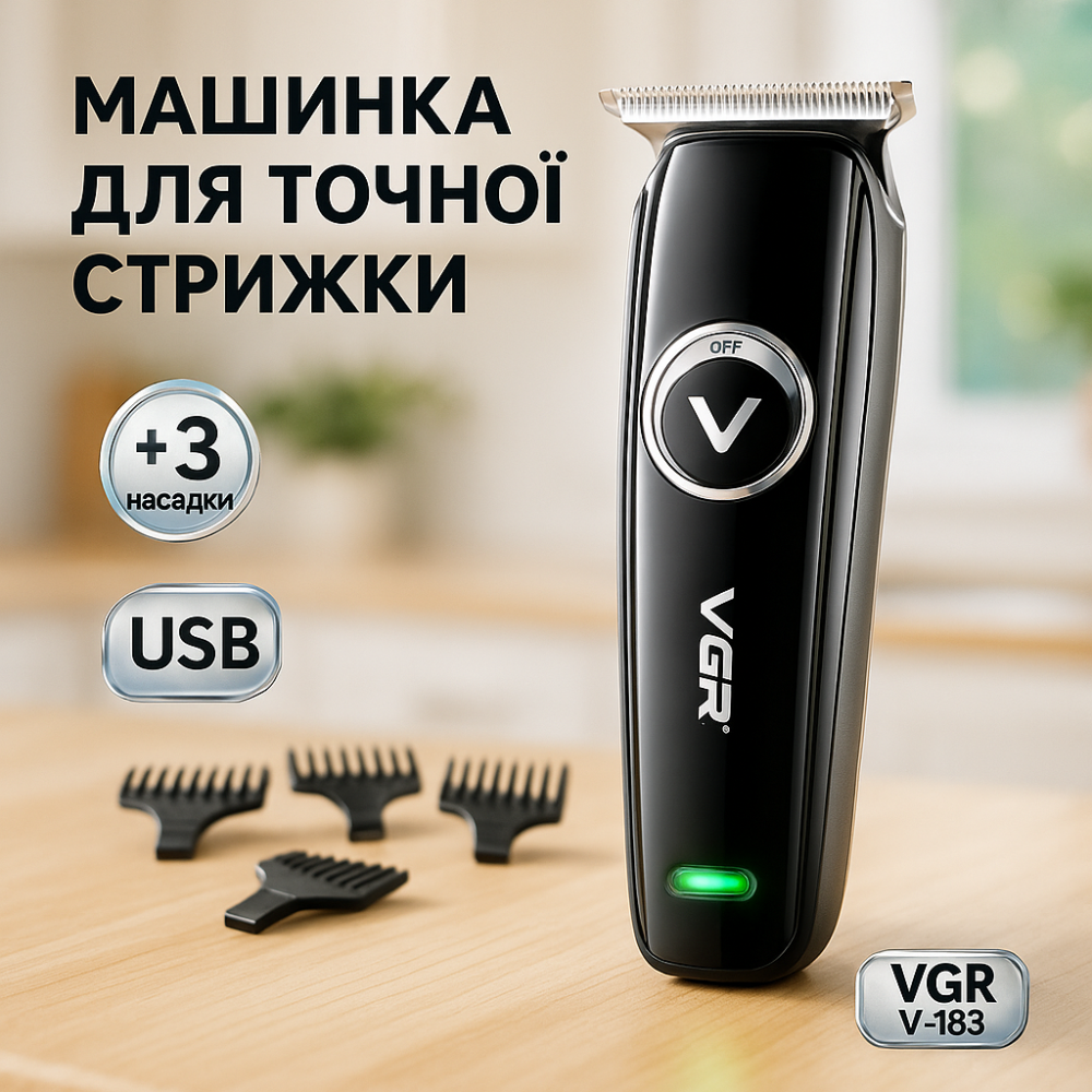 Машинка для стрижки волосся хороша, Машинка для стрижки на акумуляторі Домашні машинки XK-91 Львів - фото 20