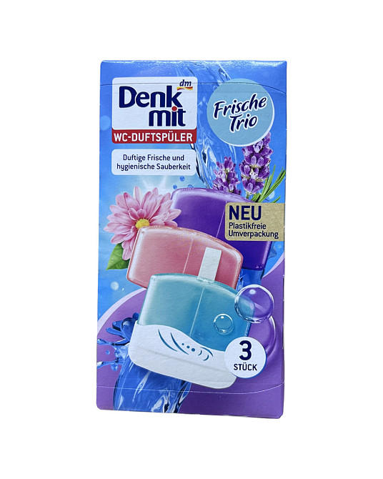 Туалетный блок для унитаза Denkmit Aqua (3 запаски) Виноградов - изображение 1