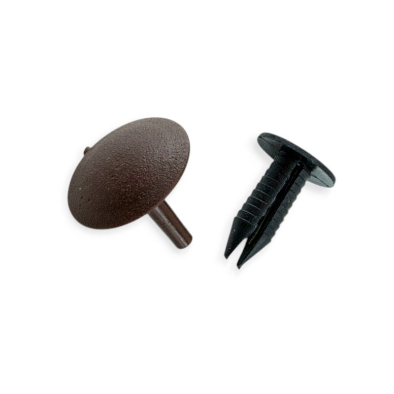 Клипса дверей газель,3110 (пистон гнездо) коричневая №30 (100шт) карты Мукачево - изображение 1