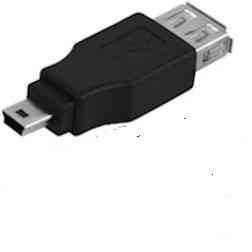 Перехідник гніздо USB A — штекер mini USB 5pin Полтава