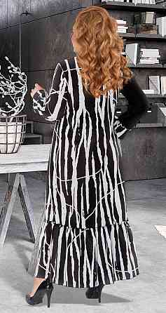 Красивое платье  большого размера с оборкой (54) Киев