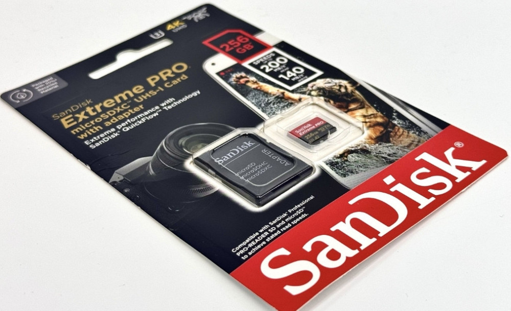 Карта пам'яті SanDisk Extreme Pro microSDXC 256GB UHS-T U3+ SD адаптер. Київ - фото 3