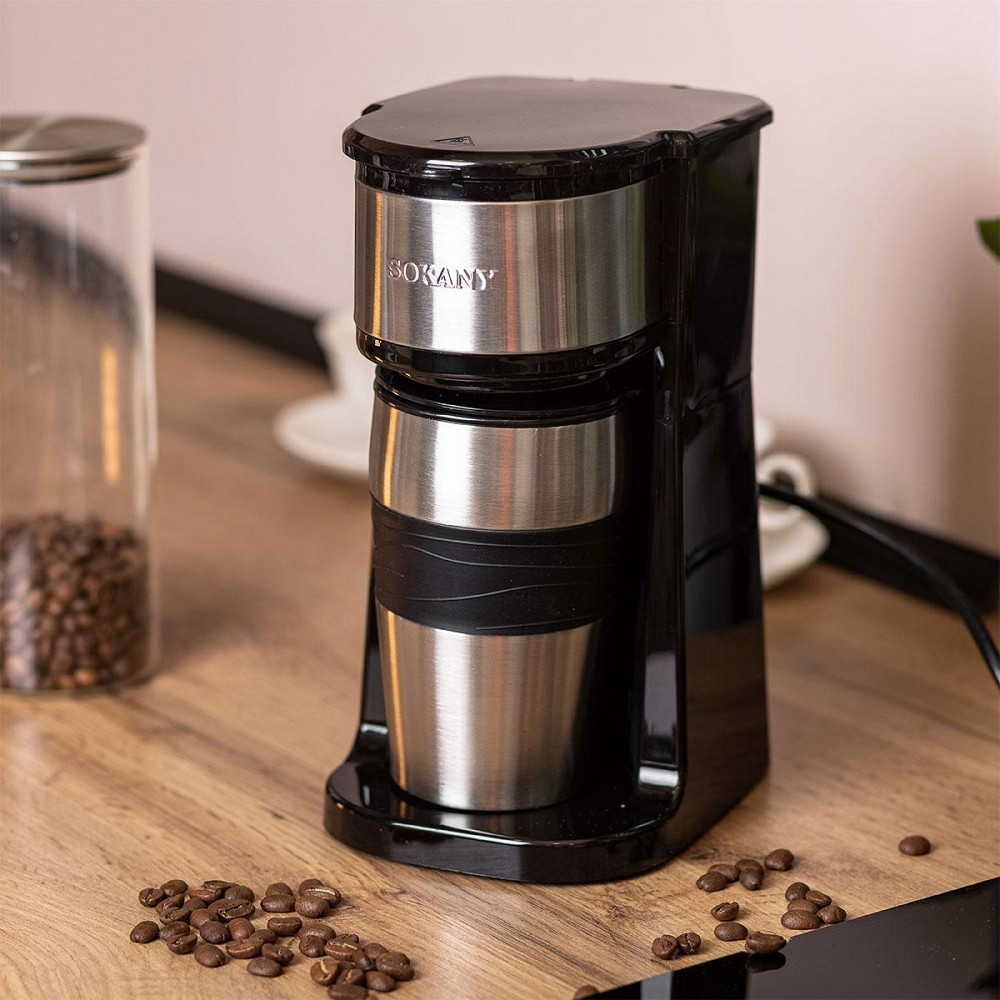 Кофеварка электрическая 420 (мл) для дома и офиса Sokany SK-04028 Киев - изображение 9