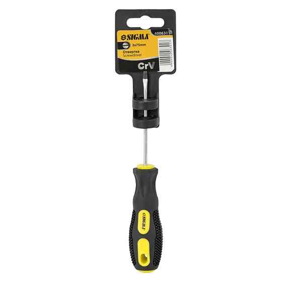 Викрутка SL3.0×75мм CrV SIGMA (4006301) Рівне